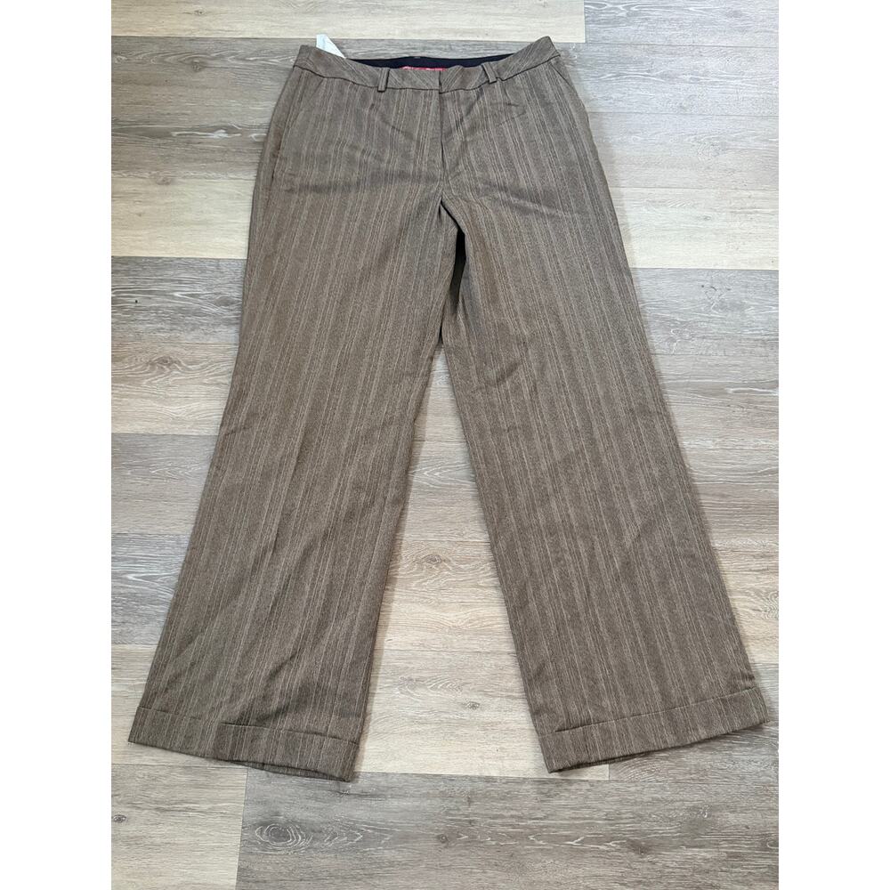Olsen Europe Tan Brown Women's Dress Pants 12 Anna